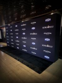 Step and Repeat LA Raises Up a Spooky Media Wall for Annual Horror Film Festival!
