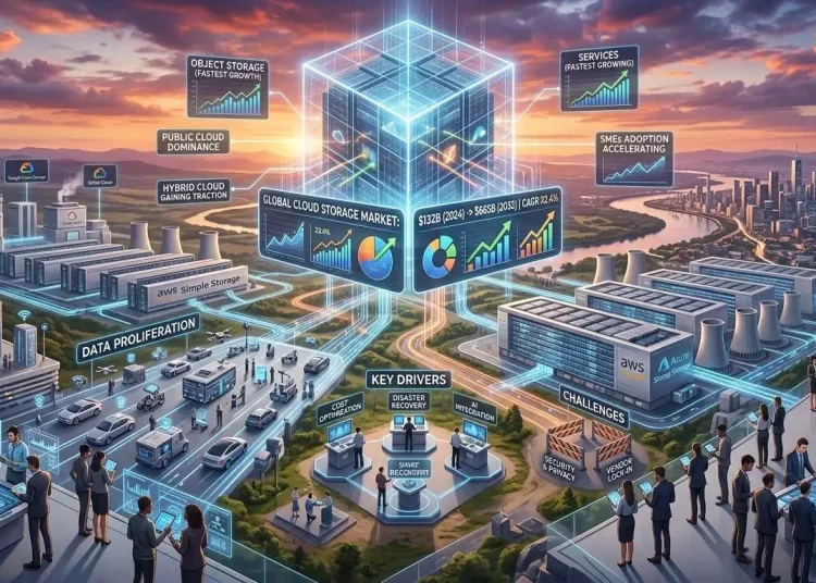 $200.7 Billion by 2035 — How Hybrid and Multi-Cloud Strategies Are Reshaping Data Storage